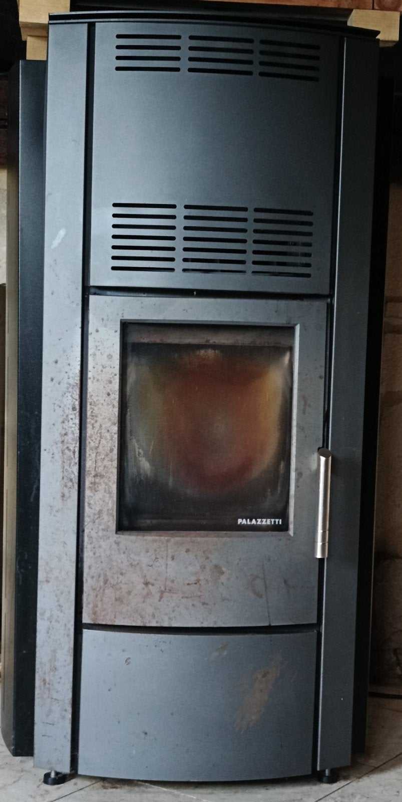 palazzetti michela 12kw, Maison & Meubles, Enlèvement, Utilisé, Autres carburants, Poêle à bois