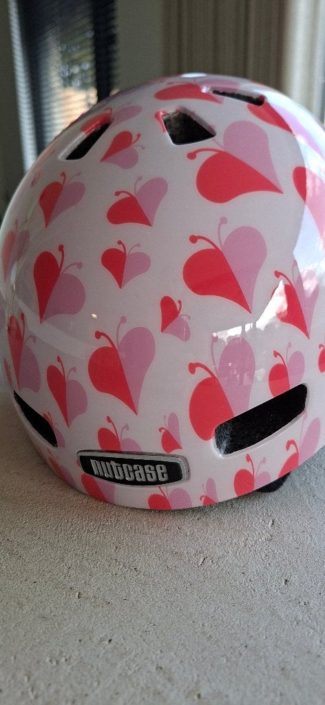 Fietshelm Nutcase maat xs. Gebruikt bij oma en opa, Fietsen en Brommers, XS, Meisje, Ophalen of Verzenden, Zo goed als nieuw