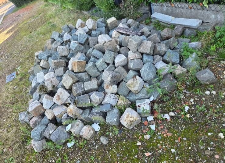 Kasseien, Tuin en Terras, Ophalen, Gebruikt, Kei