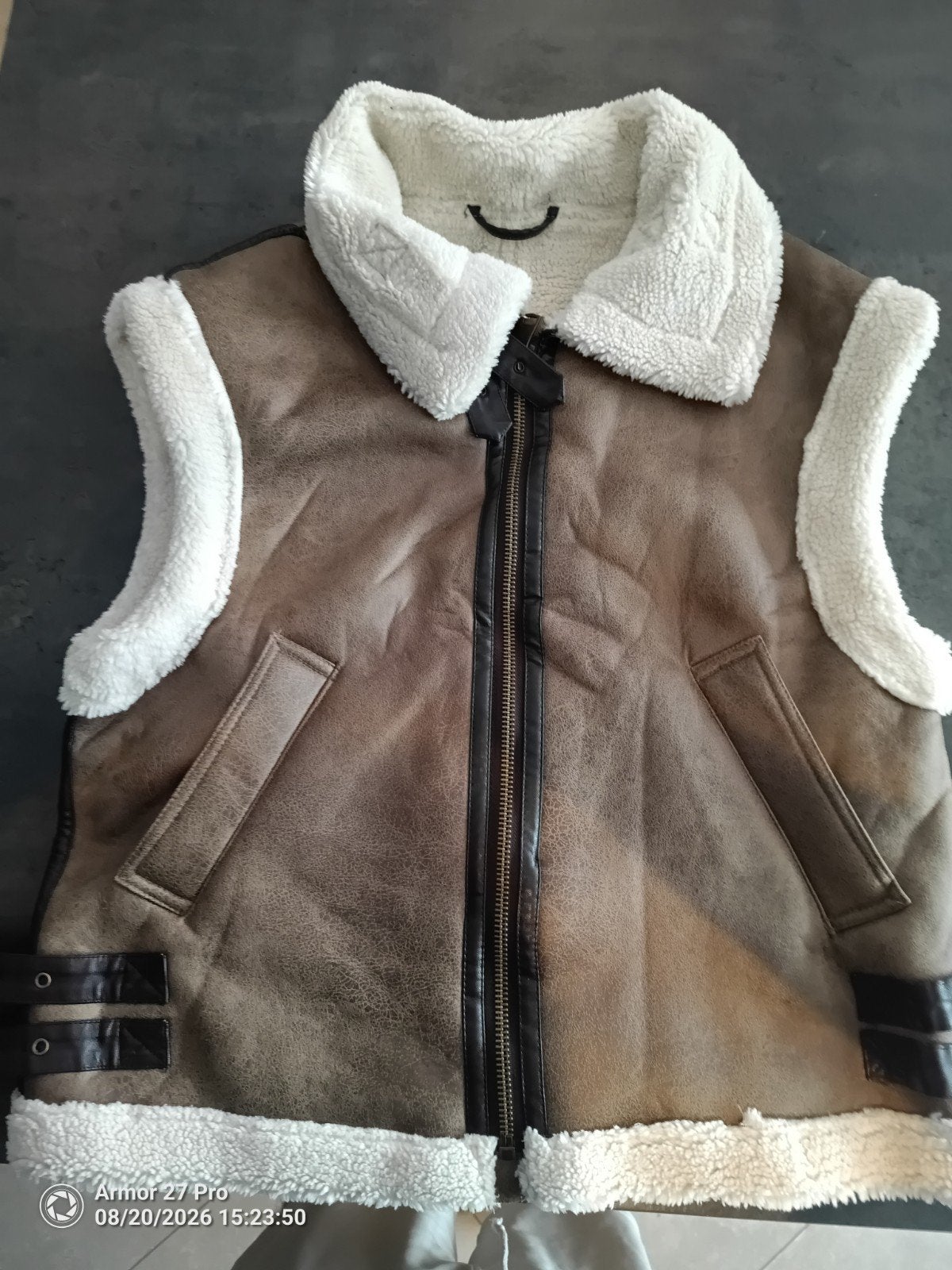 gilet sans manche, Enlèvement, Comme neuf, Taille 36 (S), Brun