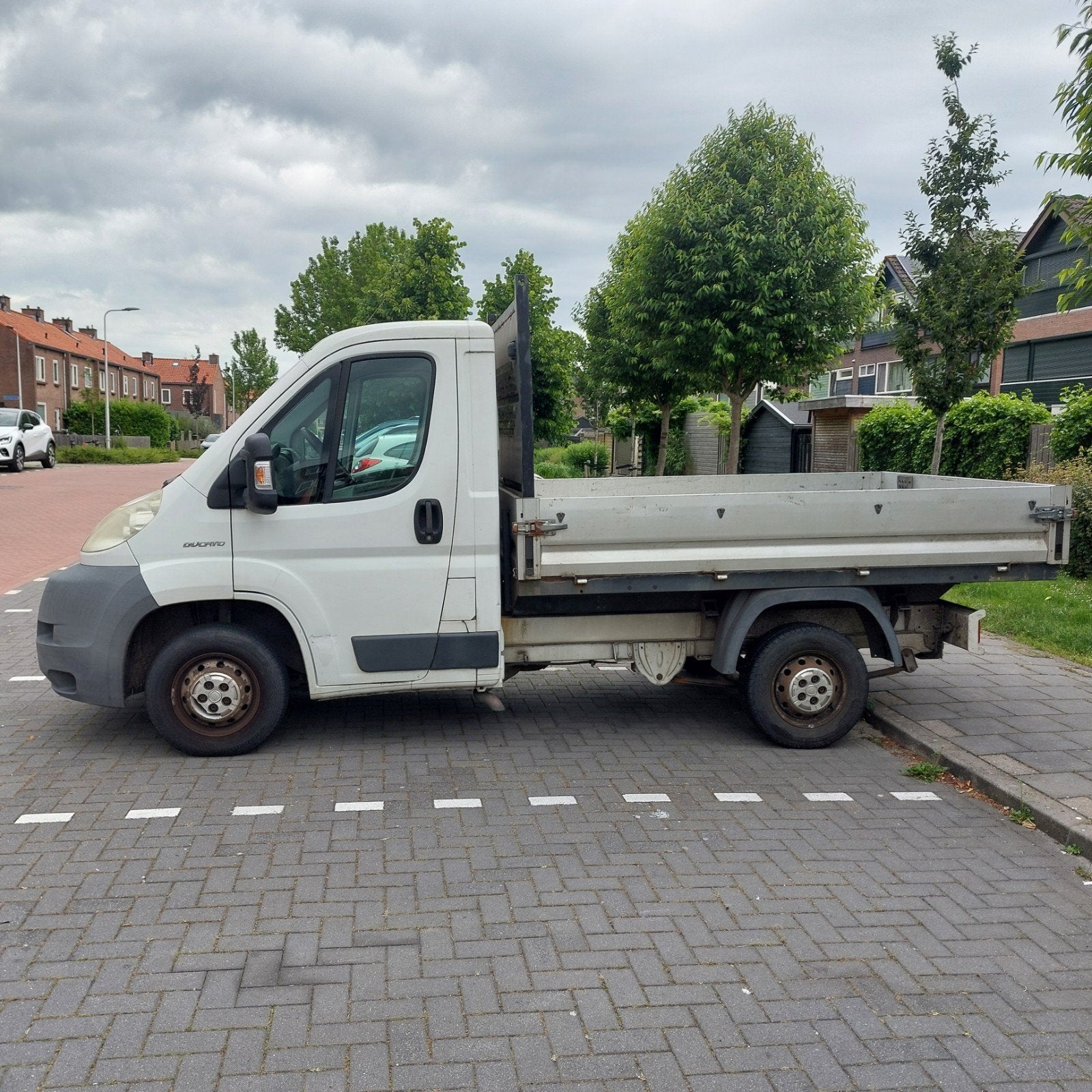 Fiat Ducato 2010 Wit Laadbak, Auto's, Bestelwagens en Lichte vracht, Particulier, Fiat, Diesel, Euro 4, 2 deurs, Handgeschakeld