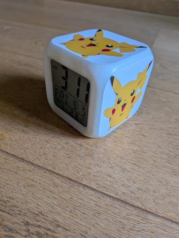 chambre d'enfant - le réveil Pikachu ( Pokémon ), Enlèvement, Comme neuf