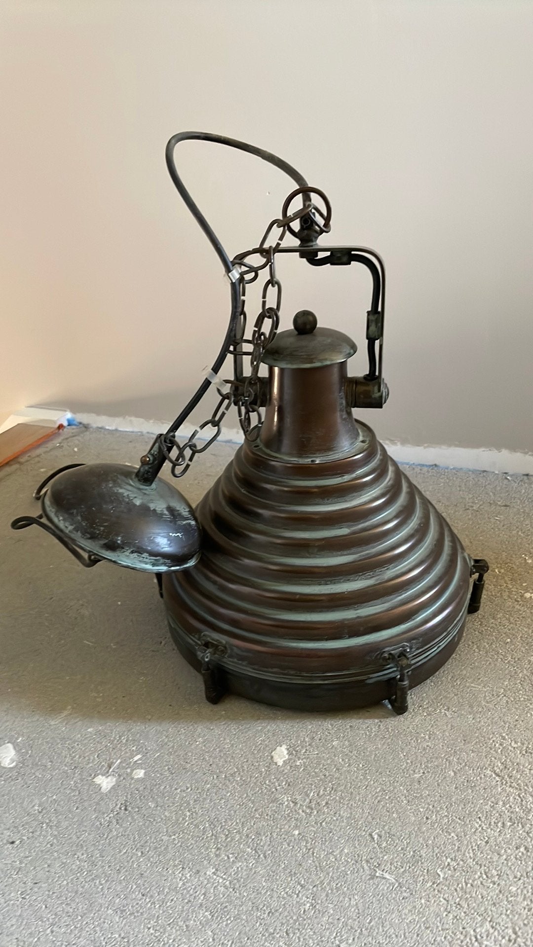 Industriele look hanglamp, Huis en Inrichting, Ophalen, Zo goed als nieuw