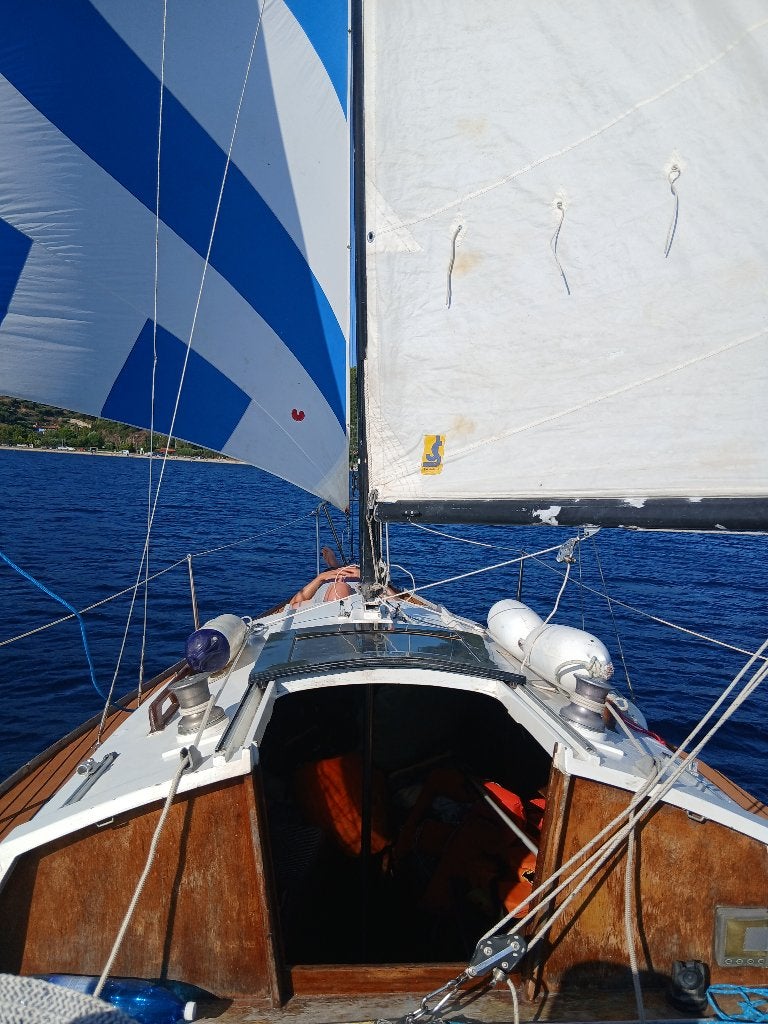 Waarschip 725 met trailer, Watersport en Boten, Kajuitzeilboten en Zeiljachten, Gebruikt, Waarschip, 10 pk, 8 m