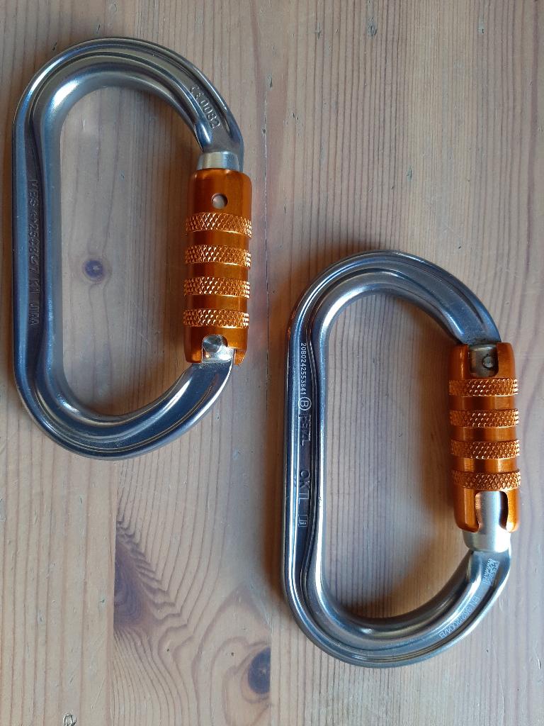 PETZL OK - TRIACT LOCK - 2 stuks, Enlèvement ou Envoi, Neuf, Accessoire d'escalade