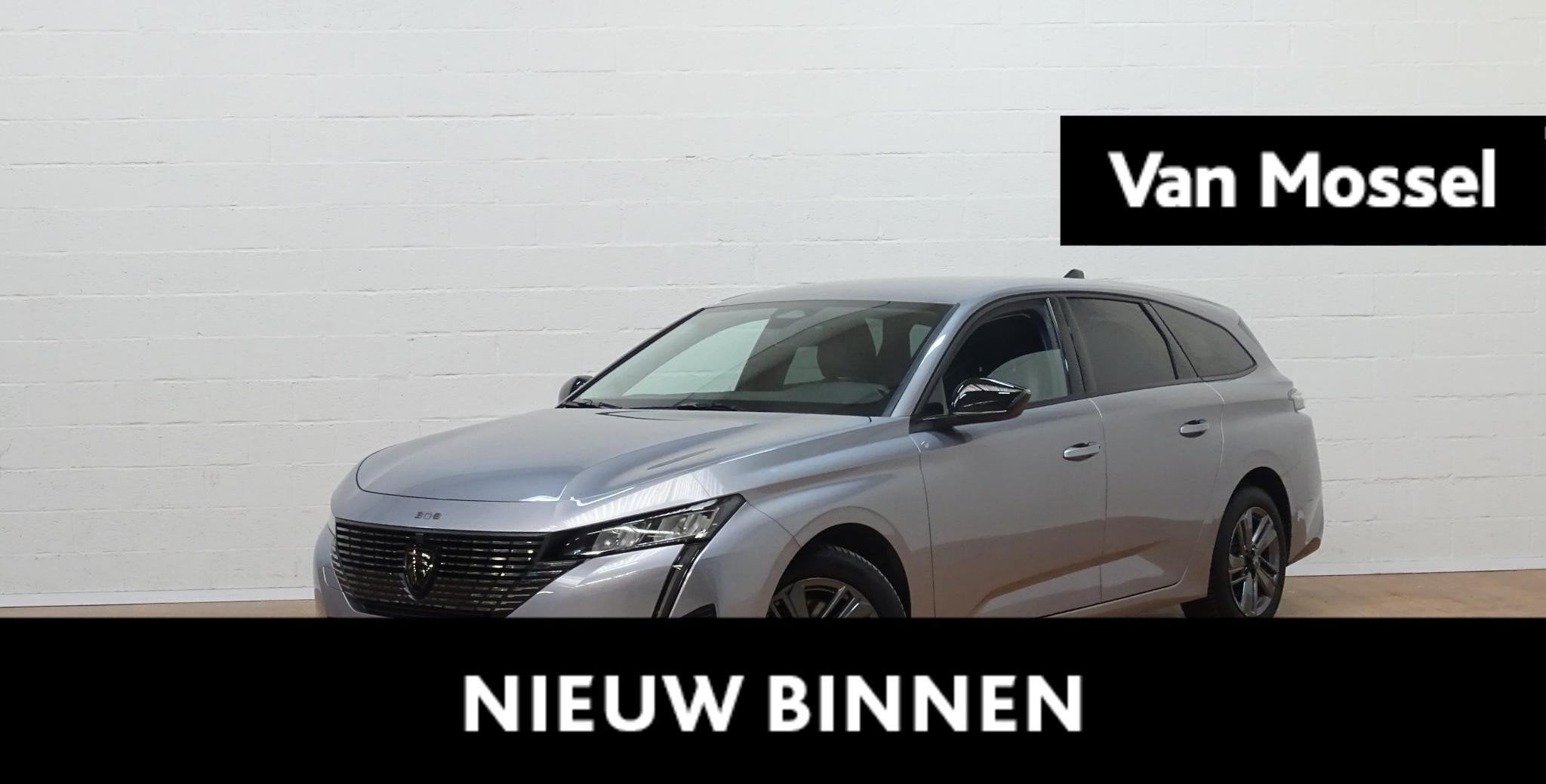 Peugeot 308sw 1.2T Allure automaat, Stof, Gebruikt, Zwart, Automatische klimaatregeling
