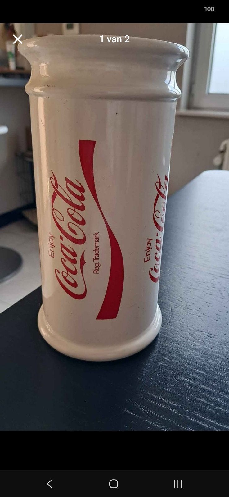 Coca-Cola bokaal, Ophalen