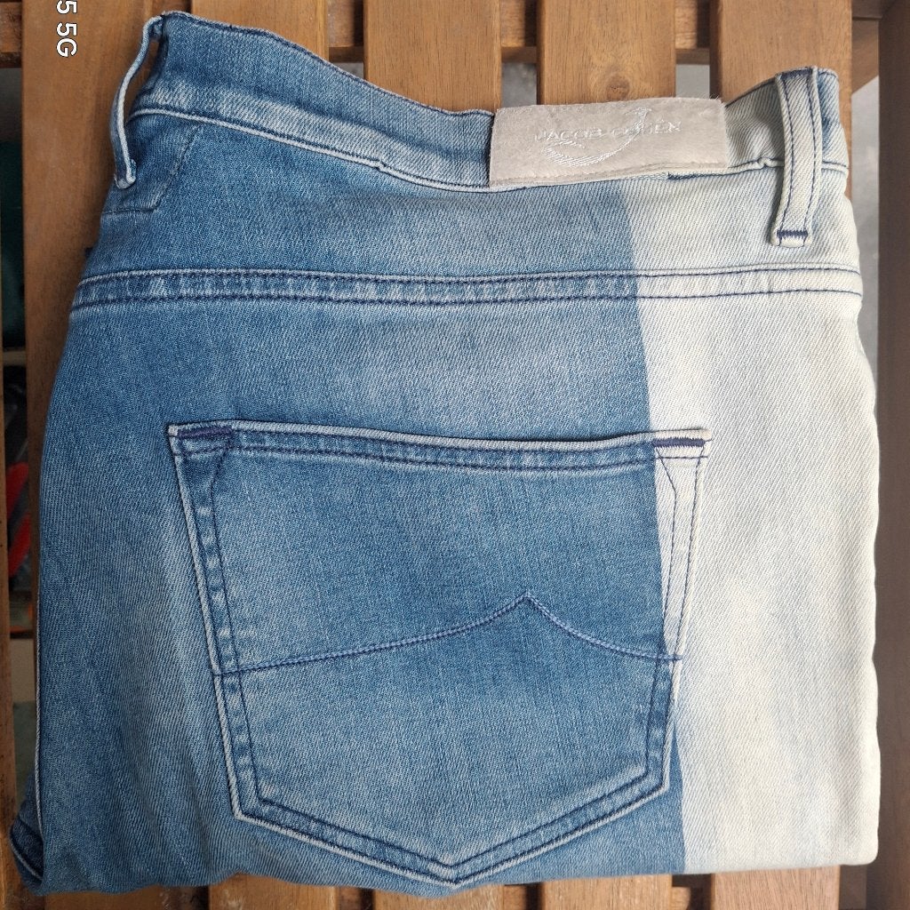 Jacob Cohën Patchwork Jeans - Maat 38 (Taille 50cm), Vêtements | Hommes, Jeans, Comme neuf, W36 - W38 (confection 52/54), Bleu