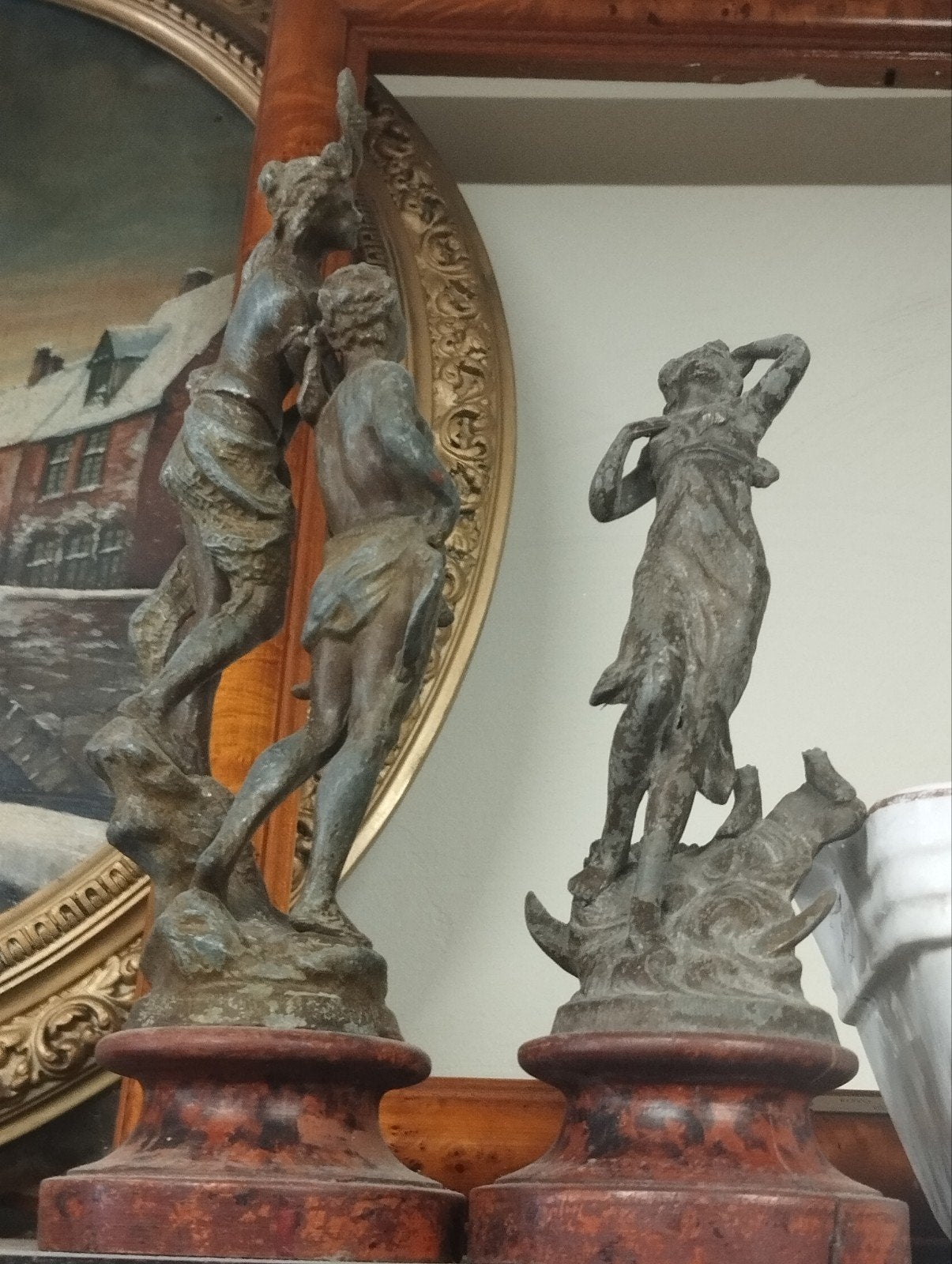 bronzen beeldje, Enlèvement