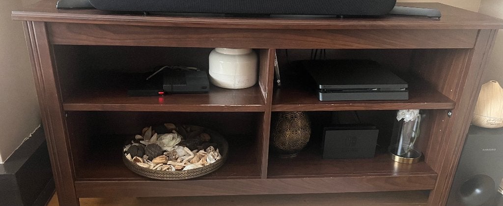 Meuble TV IKEA Brun, Ophalen, Gebruikt, Overige materialen