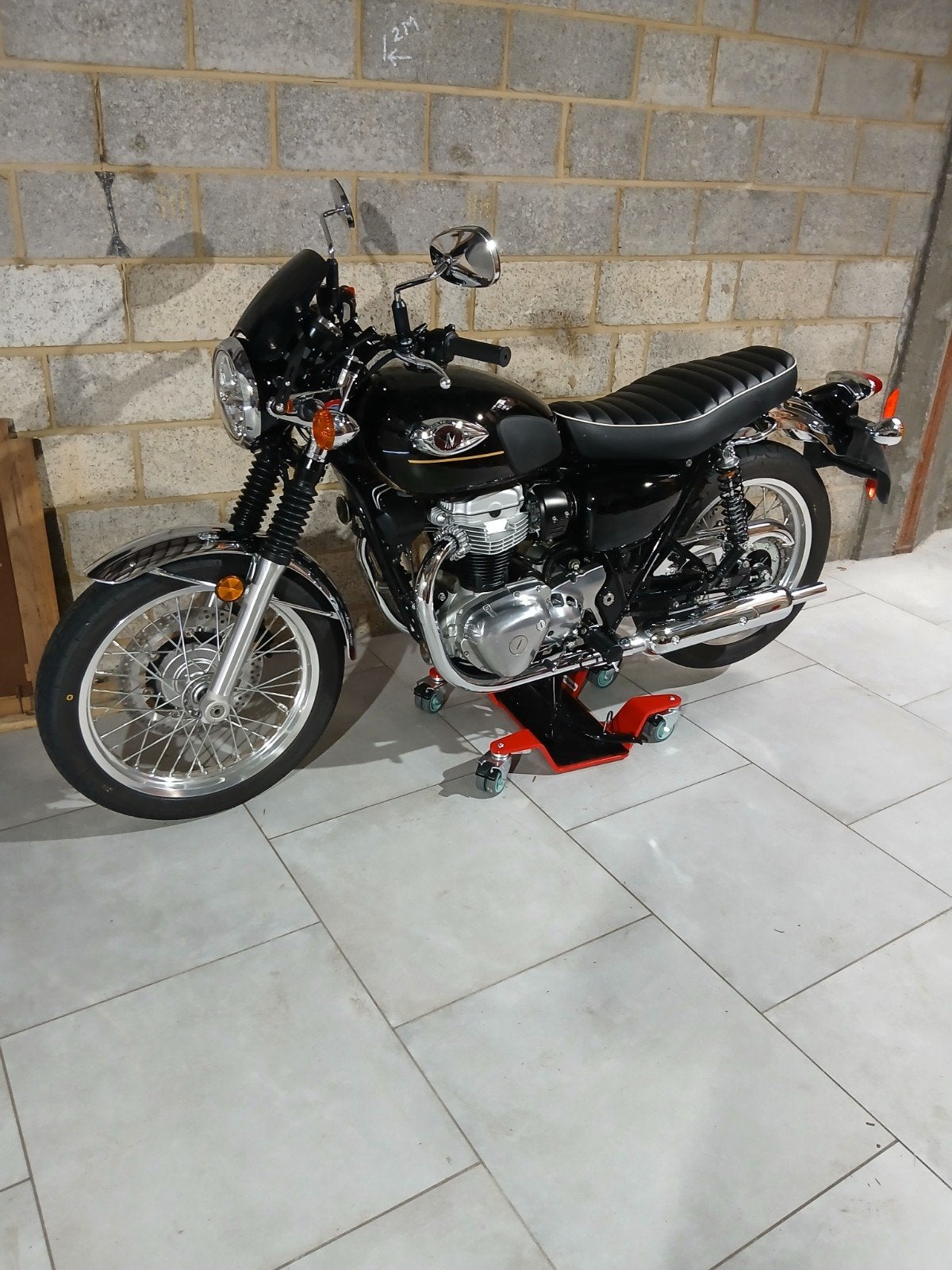 Kawasaki W800 03/2026 427km, Occasion, Particulier, Overig, Handgeschakeld
