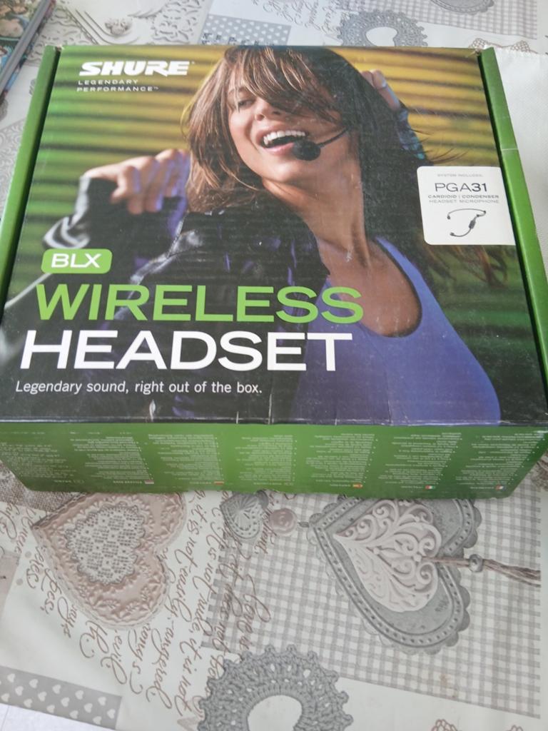 Wireless headset shure, Informatique & Logiciels, Casques micro, Enlèvement