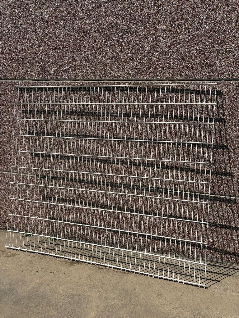 Panneau de clôture, Enlèvement, Utilisé, Fer, Clôture en treillis métallique