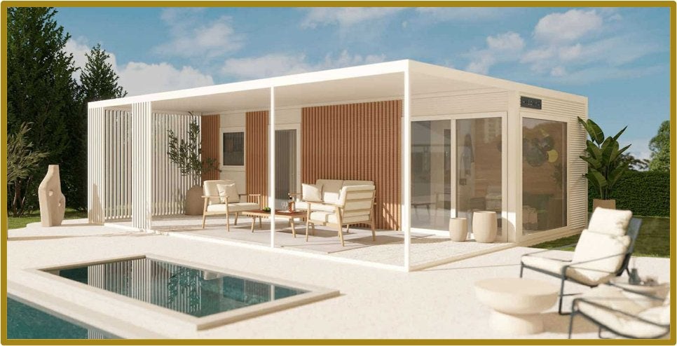 Stacaravan - chalet - prefab - zorgwoning - zorgunit, Caravans en Kamperen, Stacaravans, tot en met 2, Verzenden