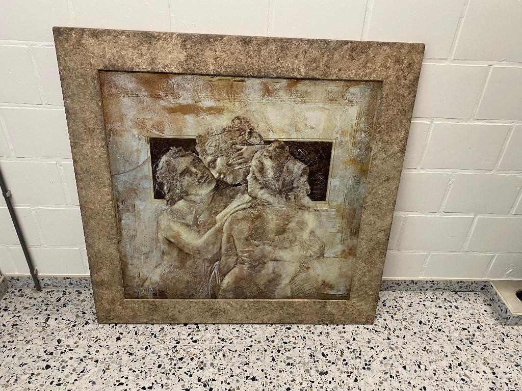 schilderij in mooie omkadering, Antiek en Kunst, Ophalen
