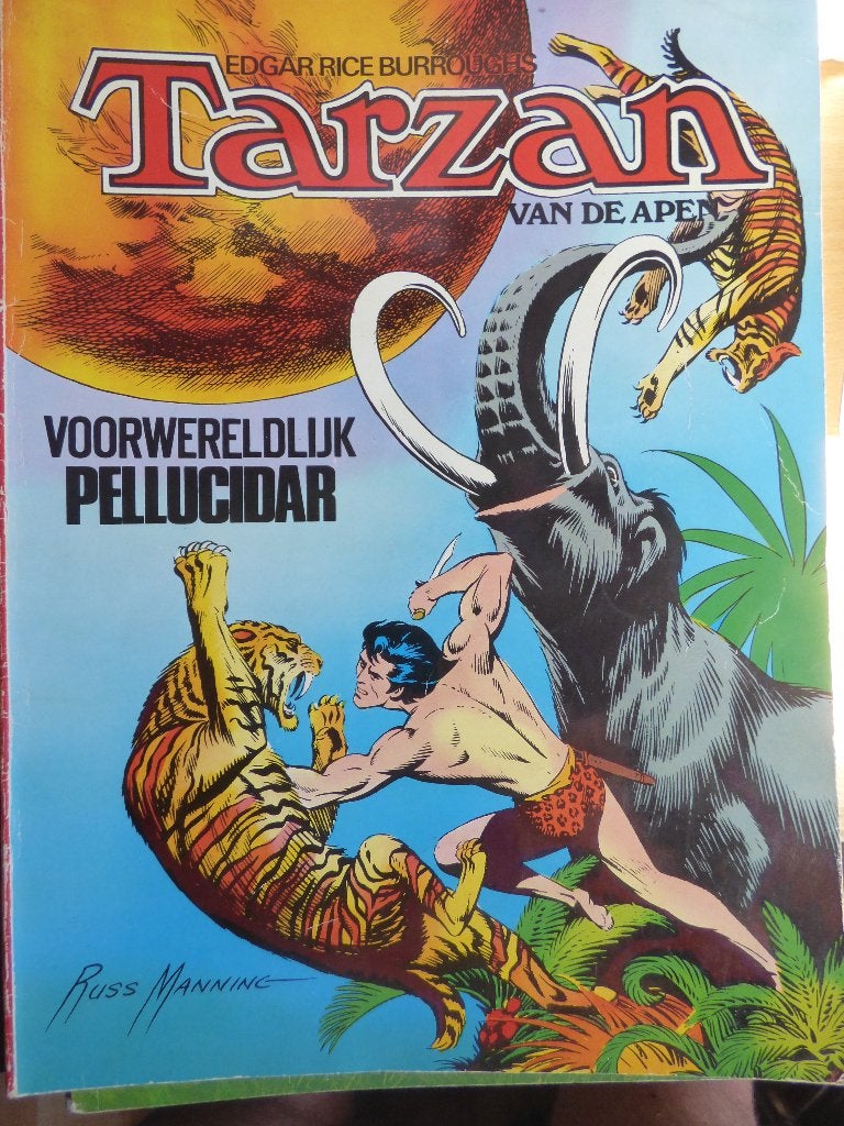 tarzan  van de apen ,  voorwereldlijk pellucidar, Boeken, Stripverhalen, Ophalen of Verzenden