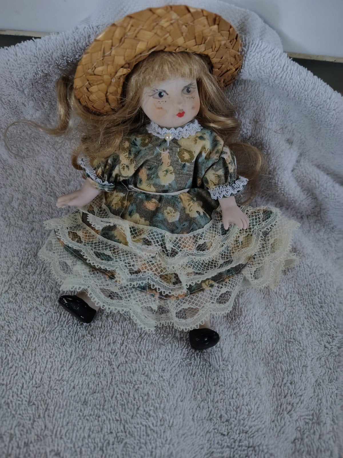 vintage porseleinen popje, Verzamelen, Ophalen of Verzenden, Gebruikt, Fashion Doll