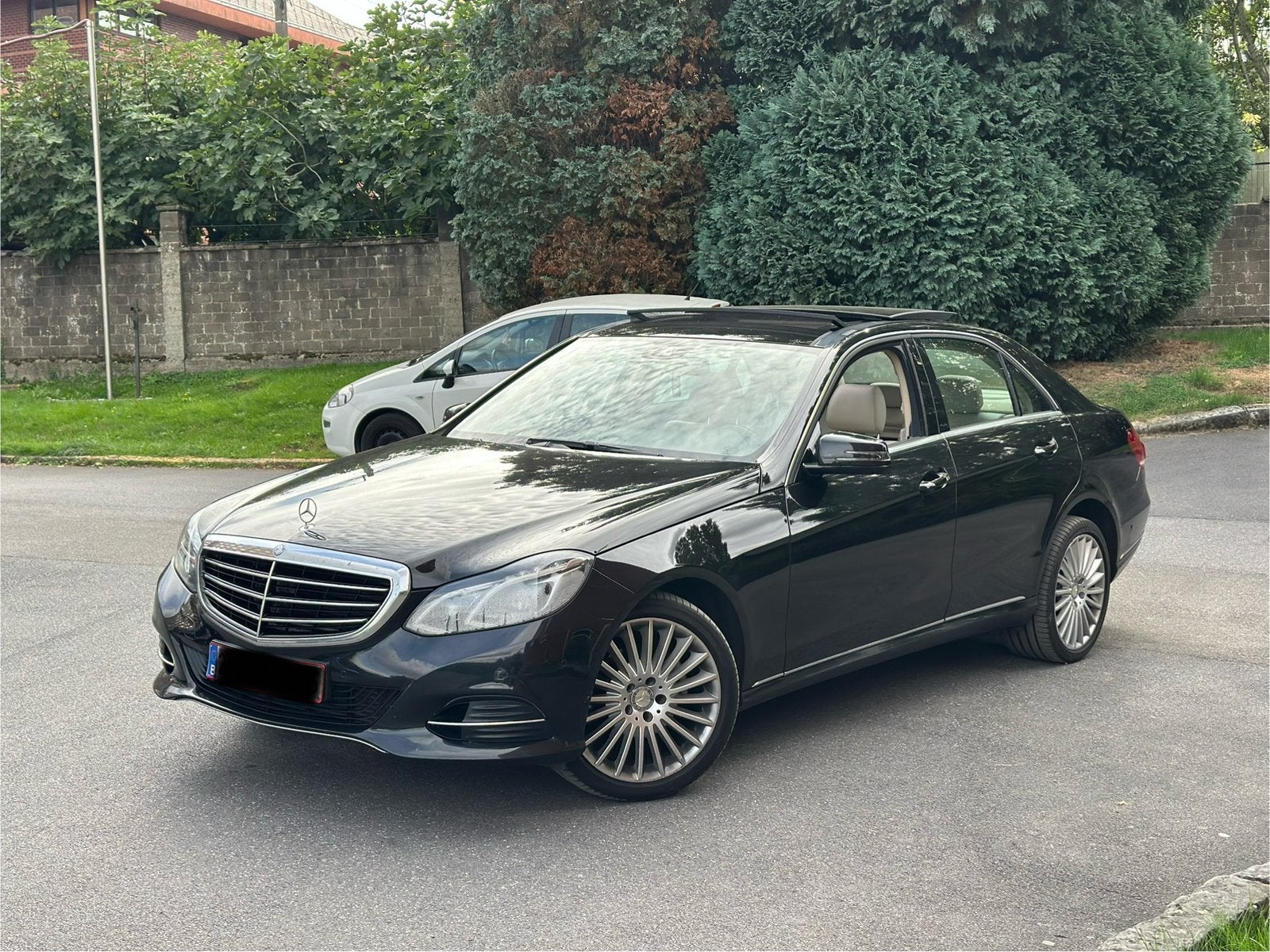 Mercedes e-klasse 200d euro 6b panoramadak/automaat, Automaat, Beige, Leder, Diesel