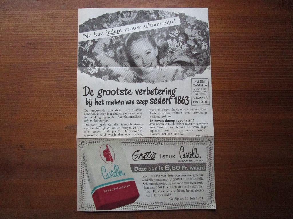 oude reclame blaadjes, Verzamelen, Merken en Reclamevoorwerpen, Gebruikt, Overige typen, Ophalen of Verzenden