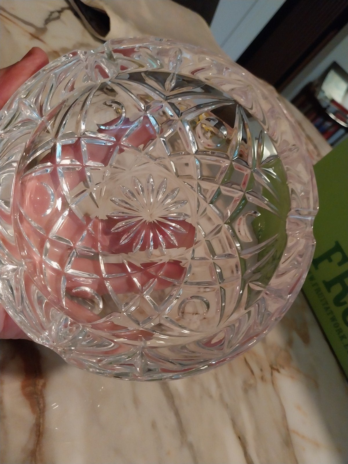 asbak in kristal in perfecte staat, Antiek en Kunst, Ophalen of Verzenden