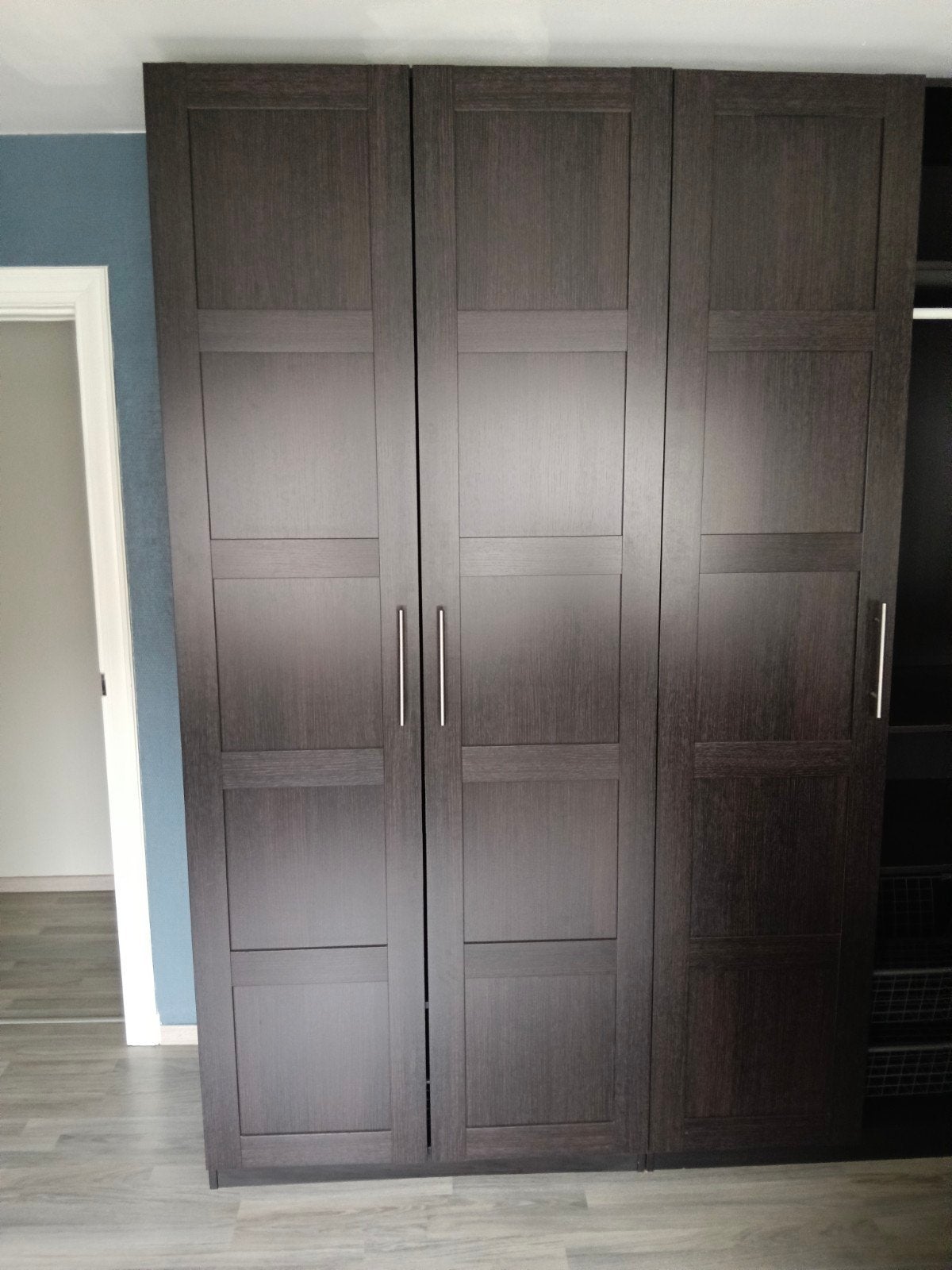Armoire Ikea Pax hauteur 2m36 largeur 2m ou 1m. Noir/ marron, 150 à 200 cm, Enlèvement, Utilisé, 200 cm ou plus