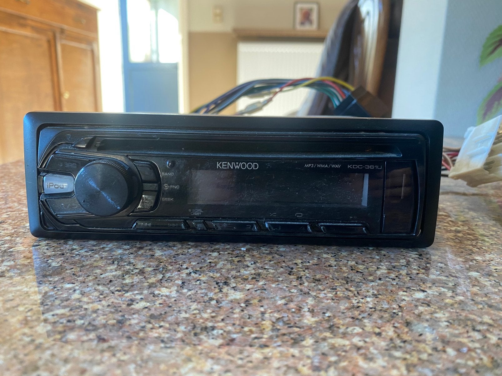 Kenwood KDC-361U Autoradio – CD / USB / AUX, Ophalen, Gebruikt