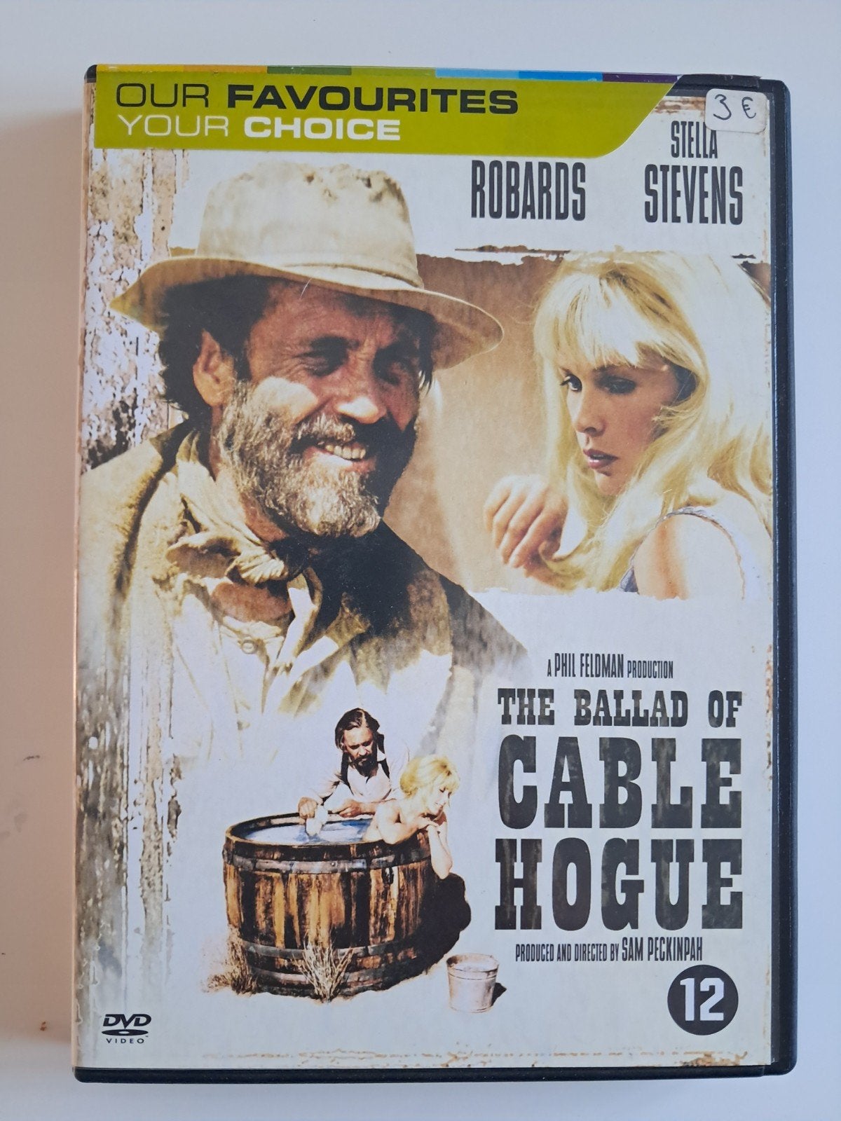 Dvd The Ballad of Cable Hogue (Filmklassieker) ZELDZAAM, CD & DVD, Enlèvement ou Envoi, Western