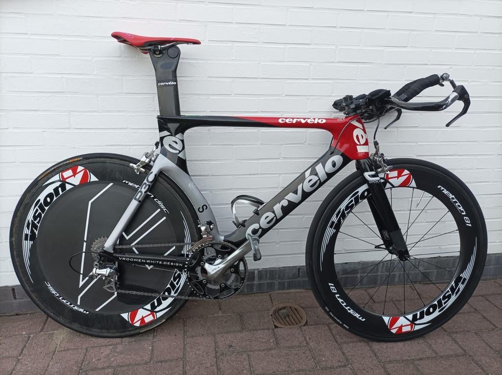 Tijdritfiets Cervelo P3 maat 56, Fietsen en Brommers, Overige merken, 28 inch, Gebruikt, Carbon