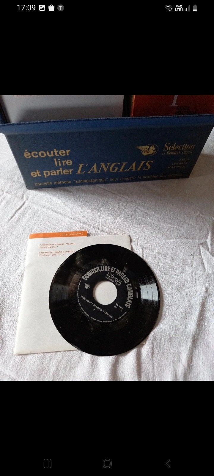 Coffret Méthode  Anglais vintage Sélection  du Reader 's Dig, Enlèvement, Autres types