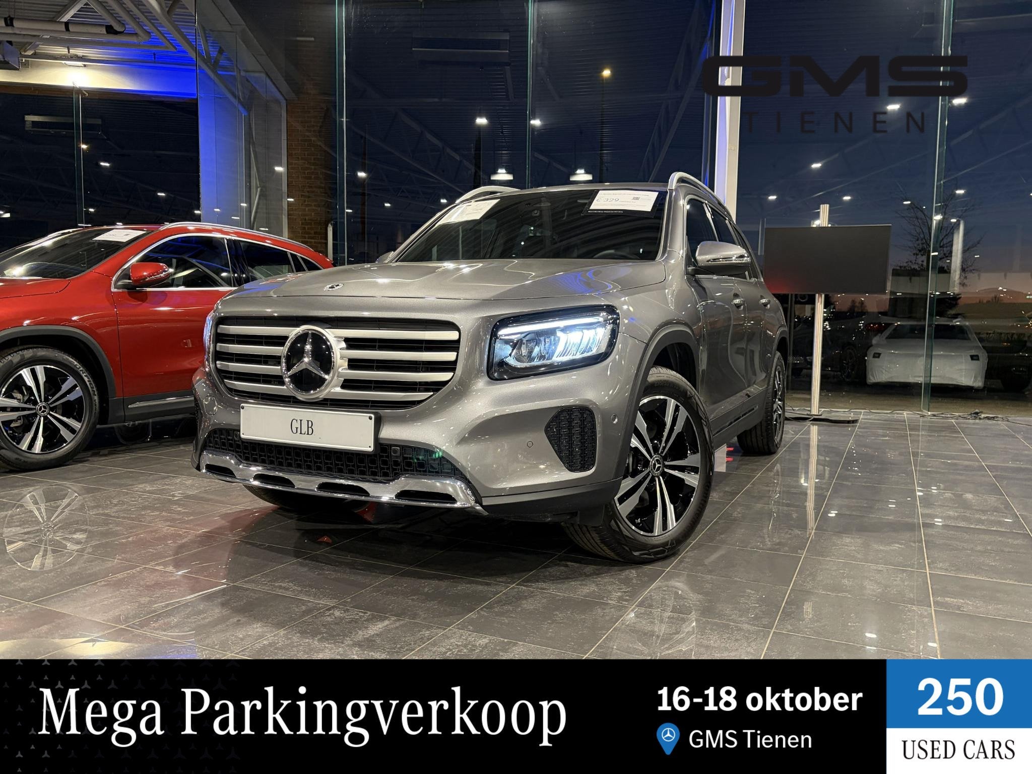 Mercedes-Benz GLB 180 Cyber Edition, Auto's, Zwart, 4 cilinders, Bedrijf, 5 zetels