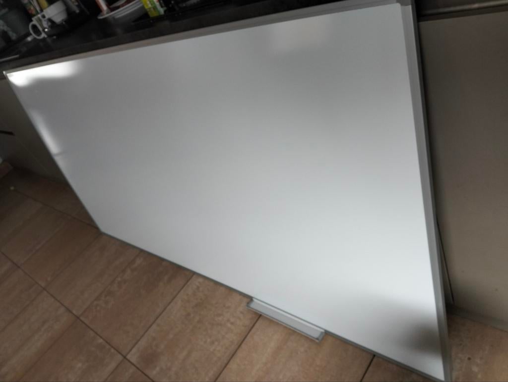 Magneetbord wit,180 CM op 90 cm, Ophalen, Magneetbord