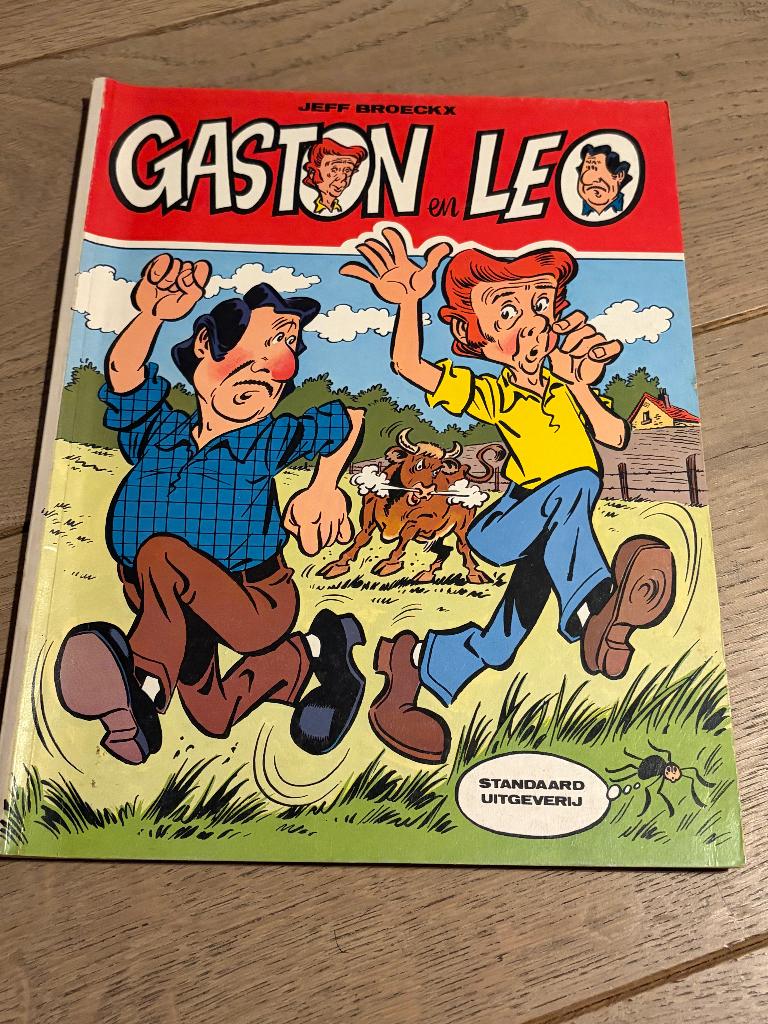 Gaston en Leo, Eén stripboek, Ophalen of Verzenden, Gelezen