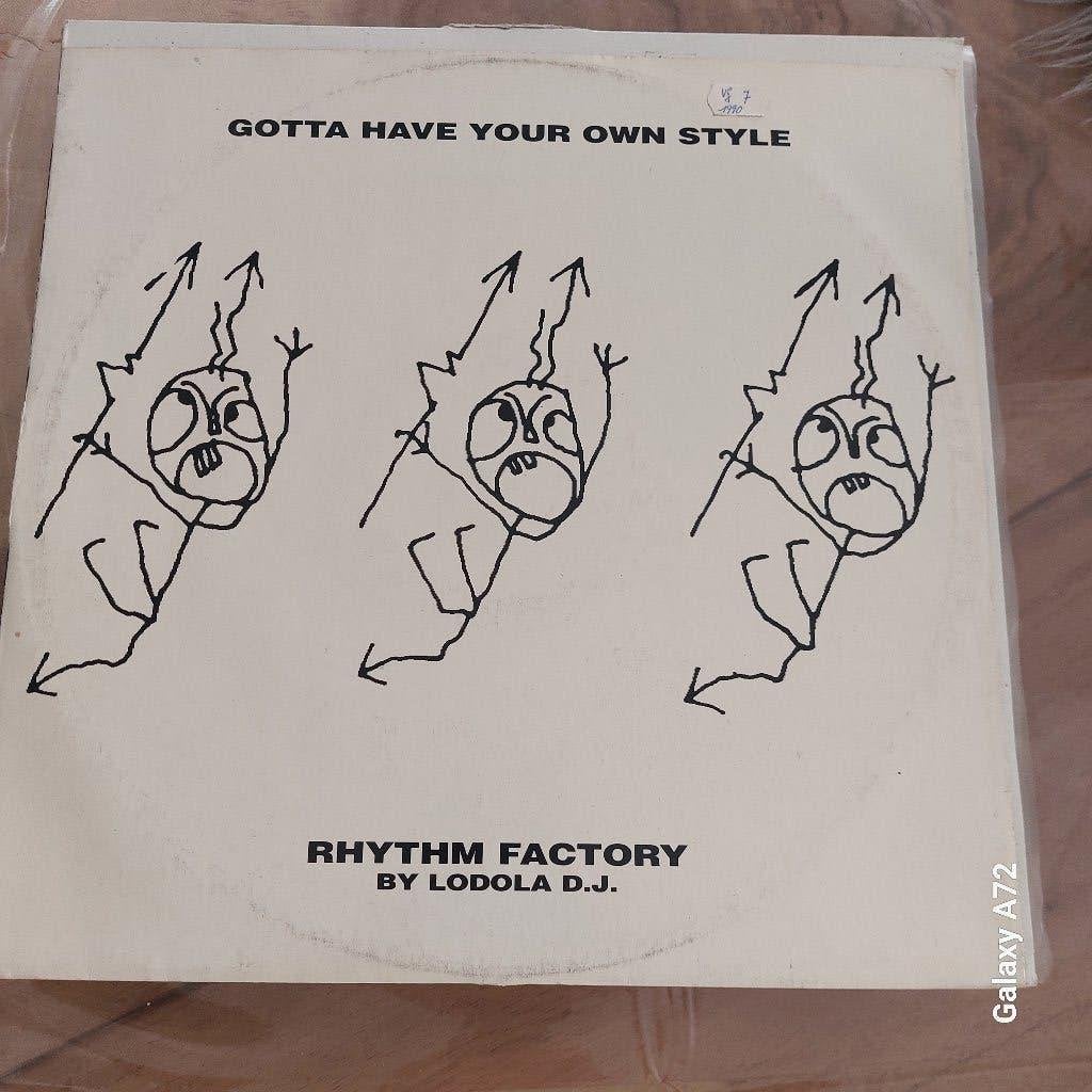 rhythm factory gotta have your own style 12 inch maxi, CD & DVD, Vinyles | Dance & House, 12 pouces, House, Enlèvement ou Envoi