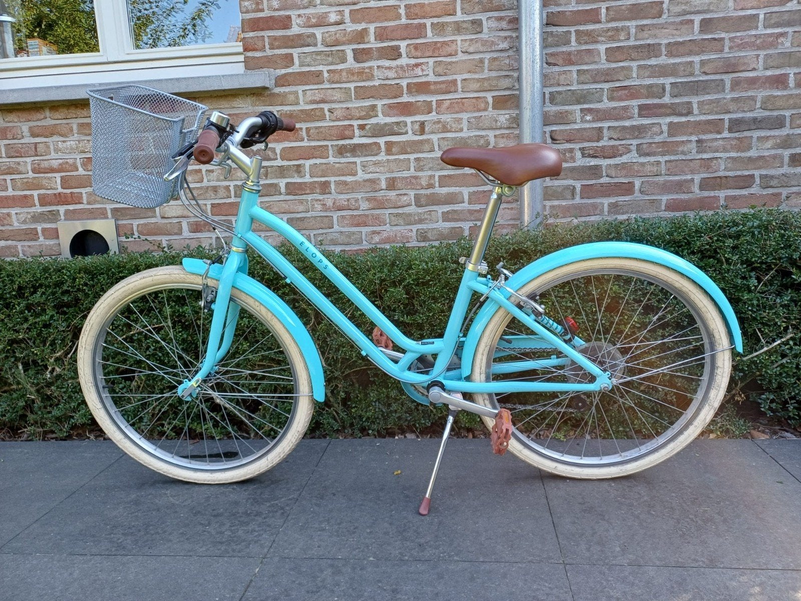 Mooie stadsfiets merk Elops 24 inch, Ophalen, 24 inch, Elops ( Decathlon ), Handrem