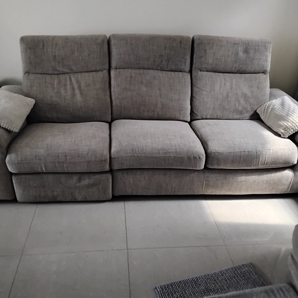 zetel 3 zit, Trois personnes, 250 à 300 cm, Moins de 75 cm, 3 zit met relax