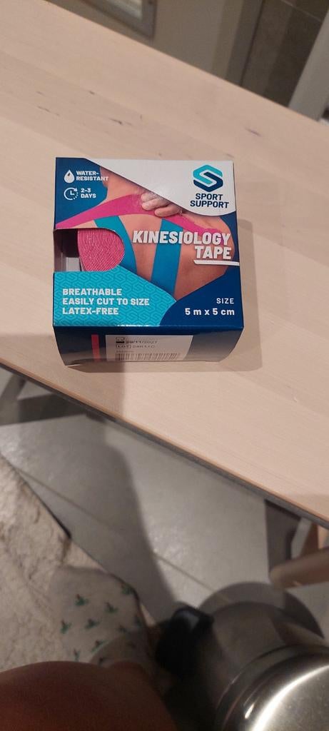 Kinesiotape roze, Enlèvement