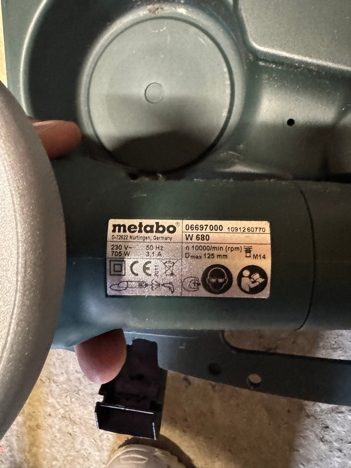Metabo, Enlèvement, Neuf, Moins de 700 watts, Meuleuse d'angle