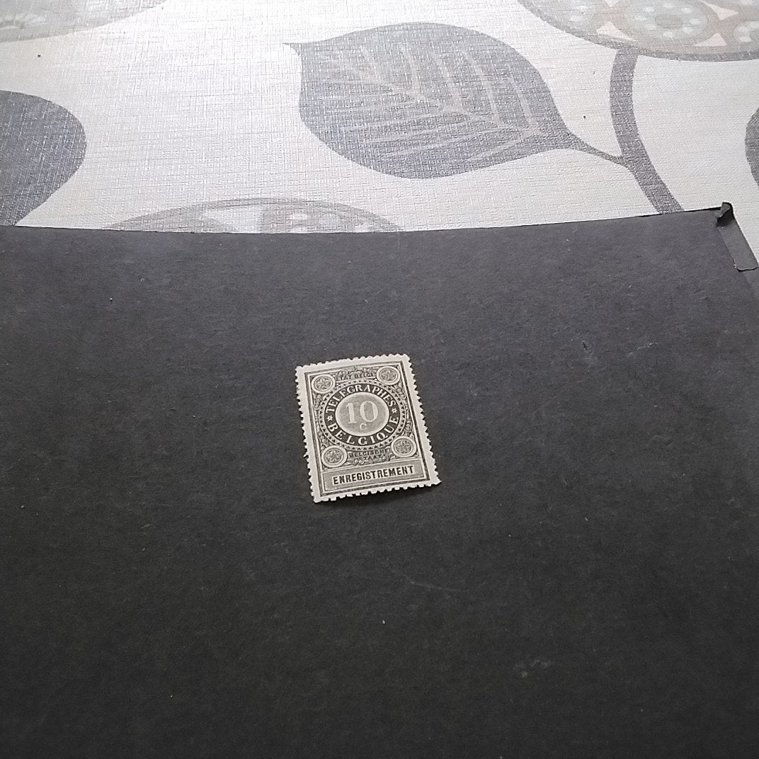 BELGIE Telegraaf  kwijtingszegel scharnier cote 65,00 €, Postzegels en Munten, Ophalen of Verzenden