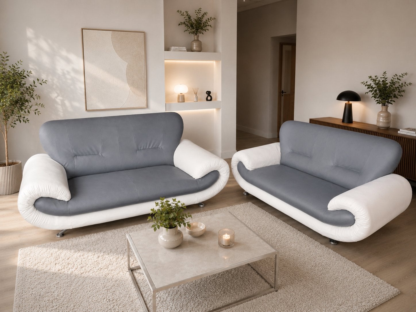 Moderne design zetelset model Palermo/Napoli-stijl, Ophalen