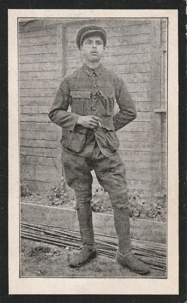 Gesneuvelde 1914-1918 Joannes Cavents Oud Turnhout-Moorslede, Ophalen of Verzenden