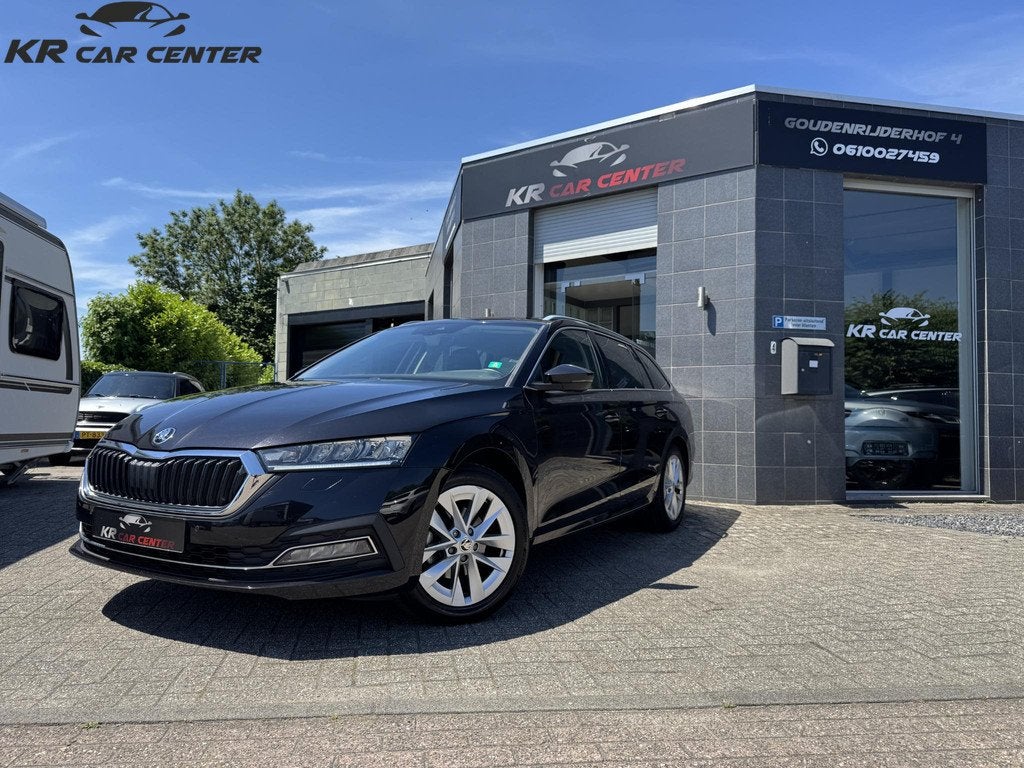 Skoda Octavia Combi 1.0 TSI Business Edition Plus LED-VIRTUA, Auto's, Voorwielaandrijving, Stof, Gebruikt, Zwart