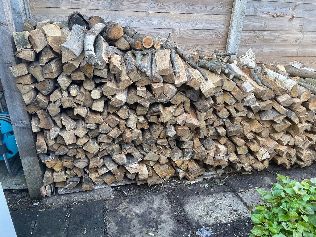 Stookhout, 3 tot 6 m³, Ophalen, Eikenhout, Blokken