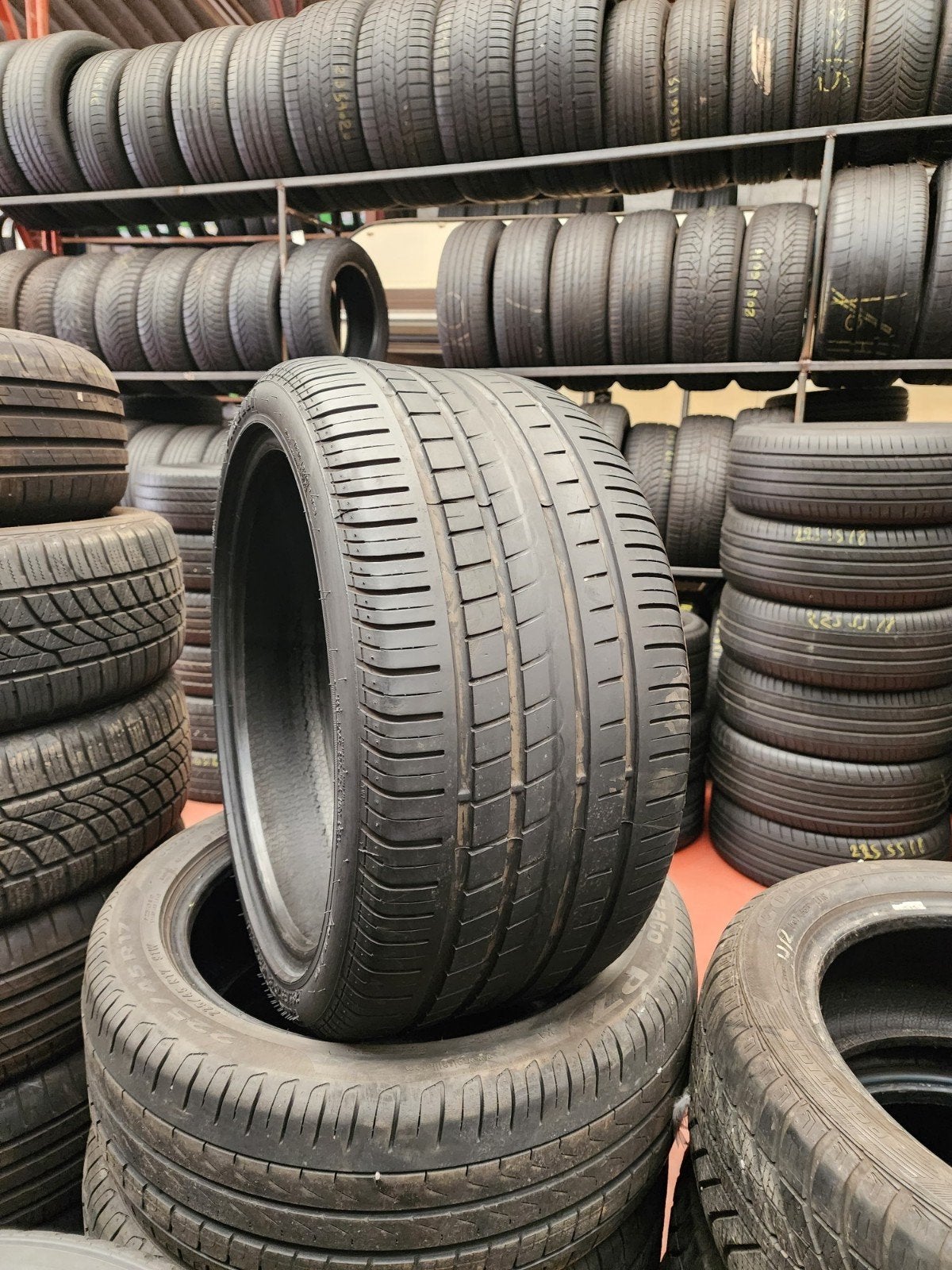 265/35R18 PIRELLI TOP QUALITÉ AVEC MONTAGE ET ÉQUILIBRAGE, Enlèvement, Utilisé