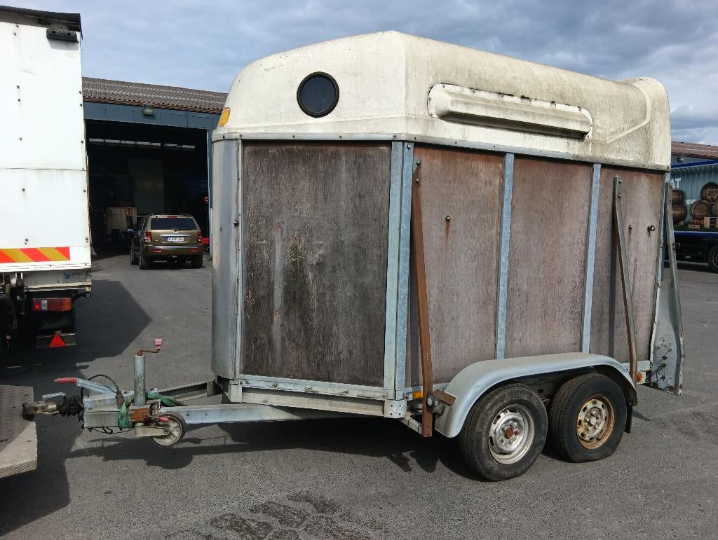 Paardentrailer, Enlèvement, Utilisé, Remorque 2 chevaux