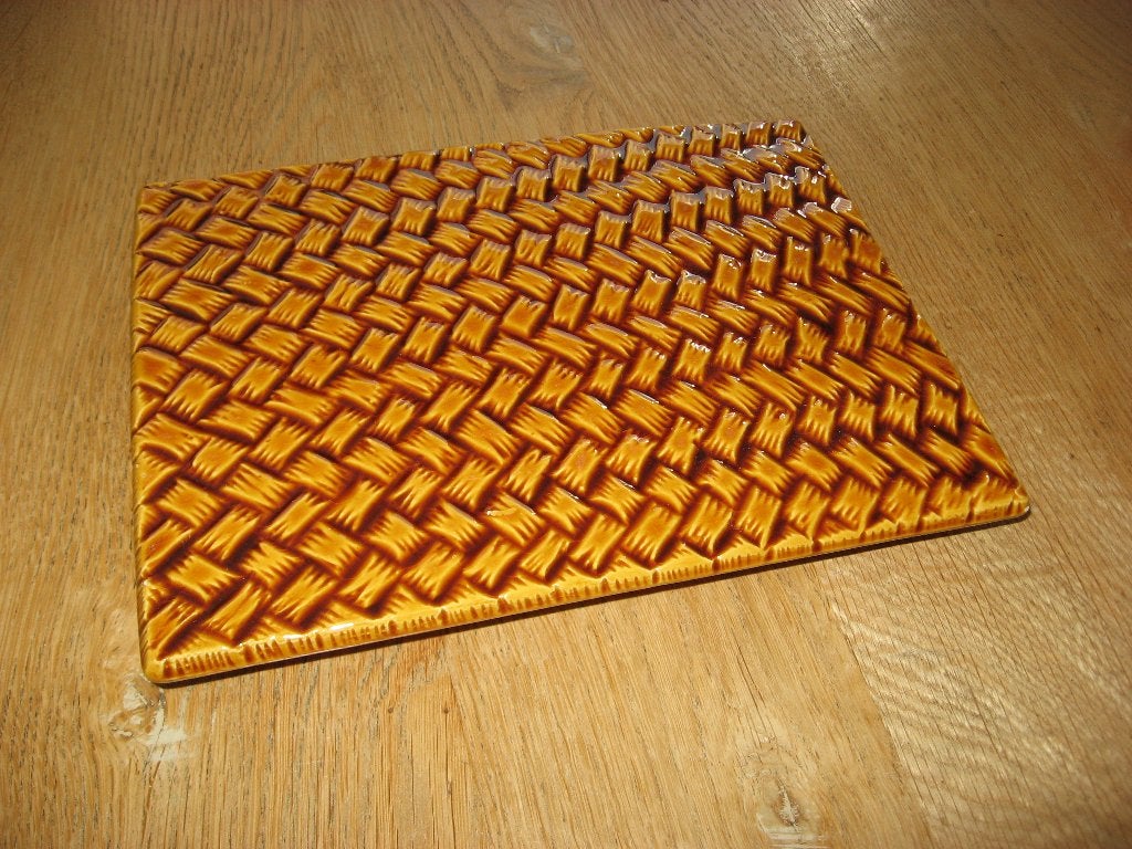 Retro Schotel Borden Onderlegger Vintage 24 x 18,5 x 3 cm, Ophalen of Verzenden