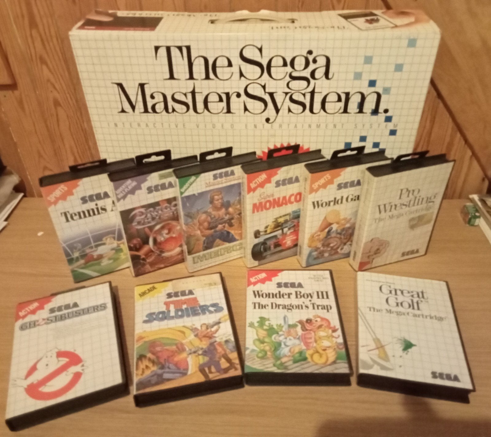 Sega Master System + 11 games, Consoles de jeu & Jeux vidéo, Master System, Enlèvement ou Envoi, Comme neuf, Avec jeux