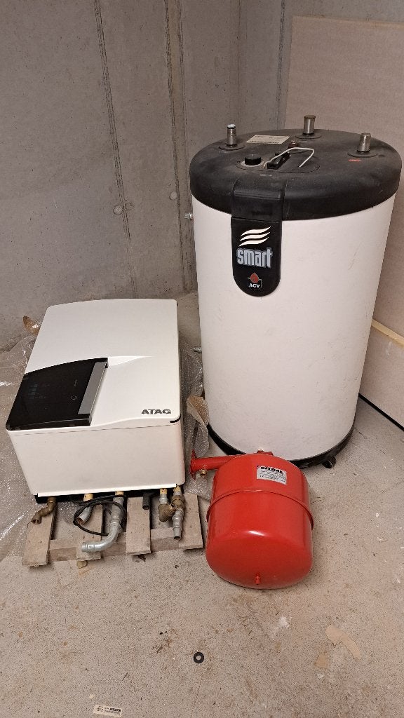 Gasketel Atag en boiler ACV, Boiler, Utilisé, Gaz naturel, 6 à 10 ans