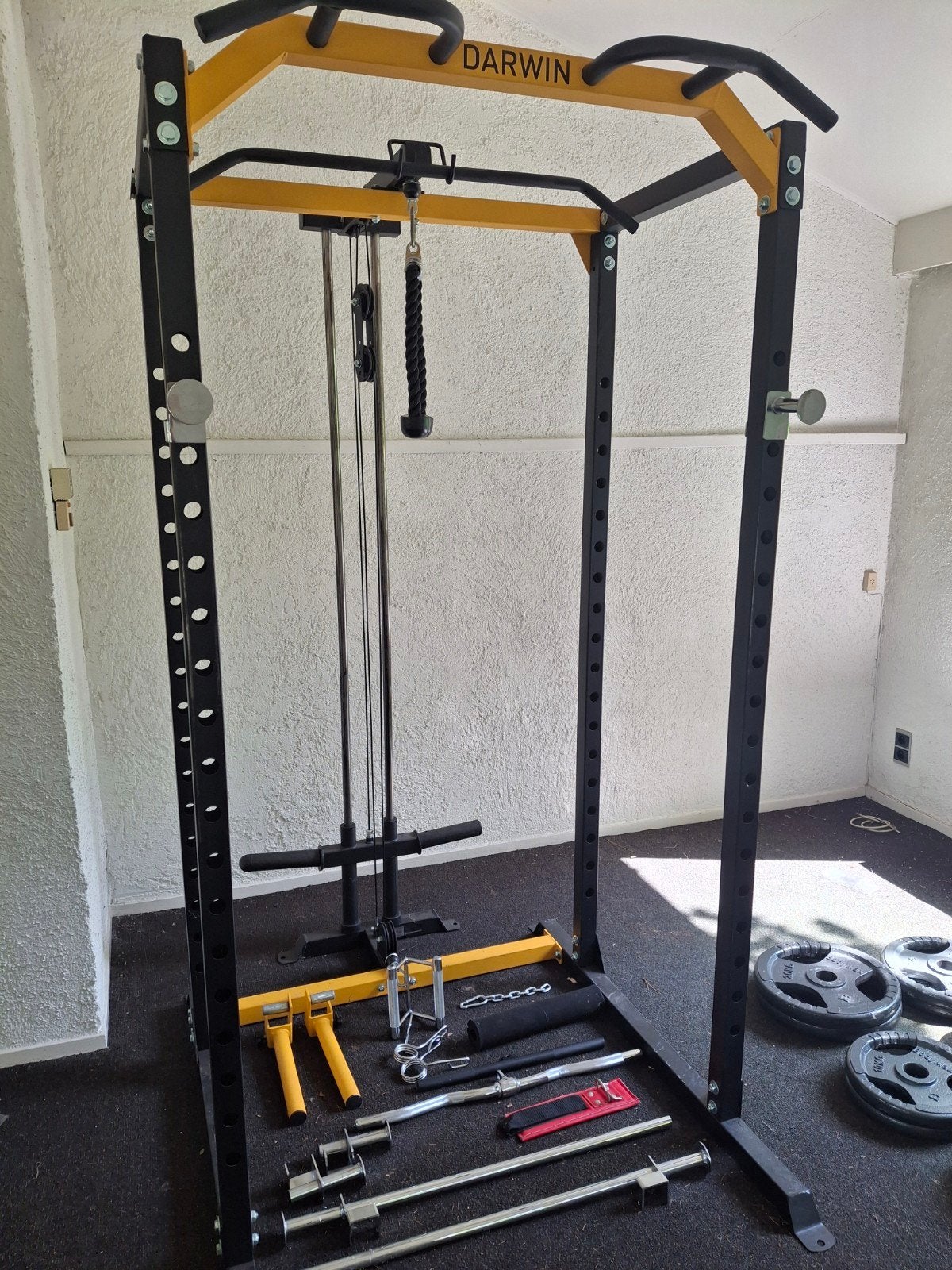 Complete home gym set, Ophalen, Gebruikt, Halterset