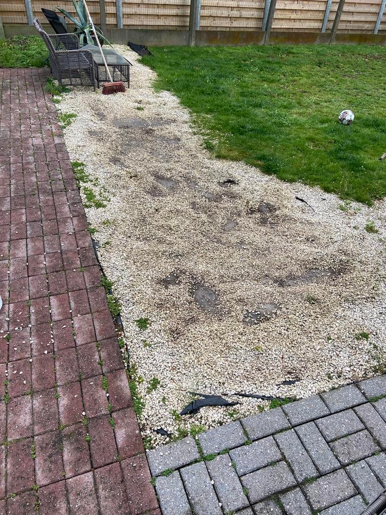 Grind/kiezel –  20 m², Ophalen, Gebruikt