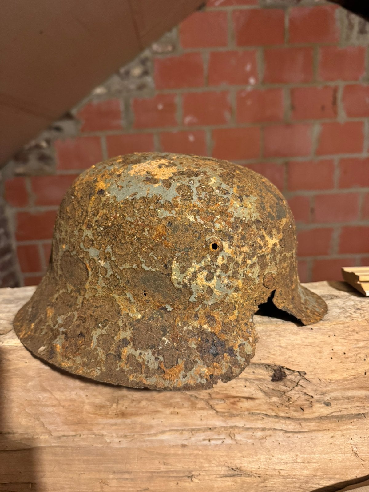 Bodemvondst, Verzamelen, Ophalen of Verzenden, Landmacht, Helm of Baret